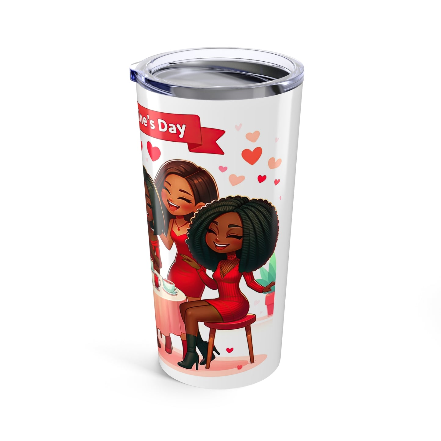 Red Allure - Sexy Ladies Galentine's Day Tumbler 20oz