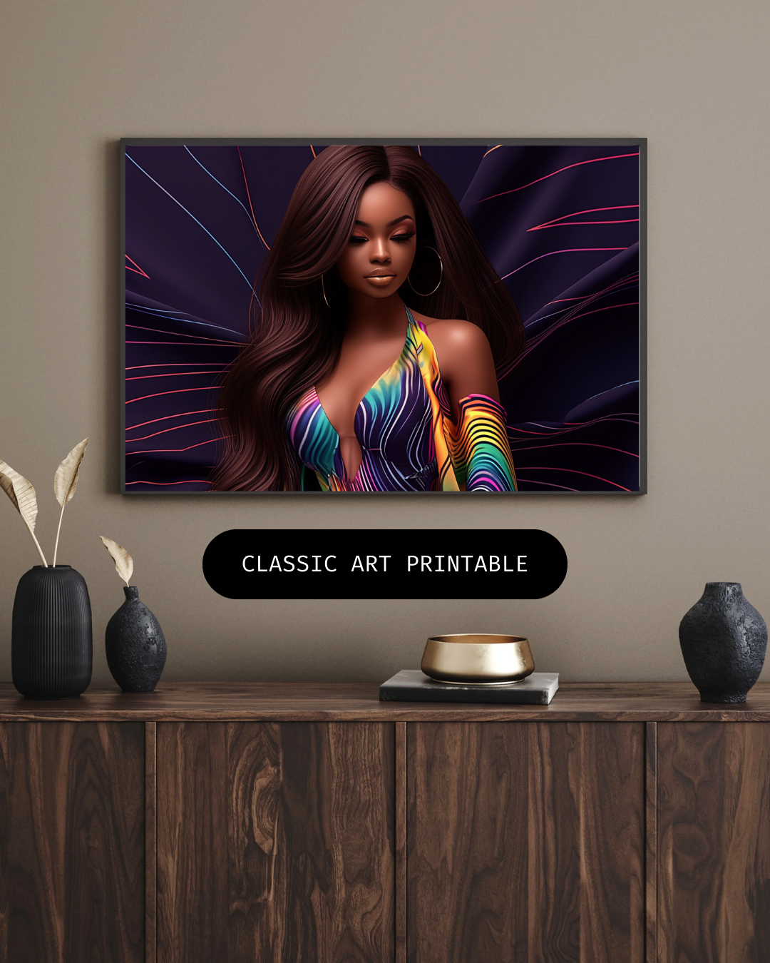 Color Her Bad – 8 High-Resolution Wall Art Prints - Digital Download | Magical Whispers and Charming Wishes, LLC™