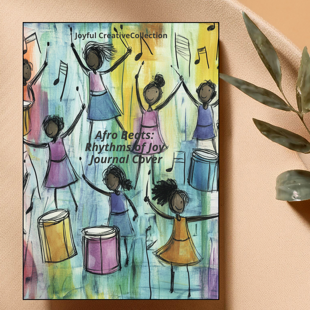 Afro Beats: Rhythms of Joy Printable Journal Cover | Joyful Creatives Collection