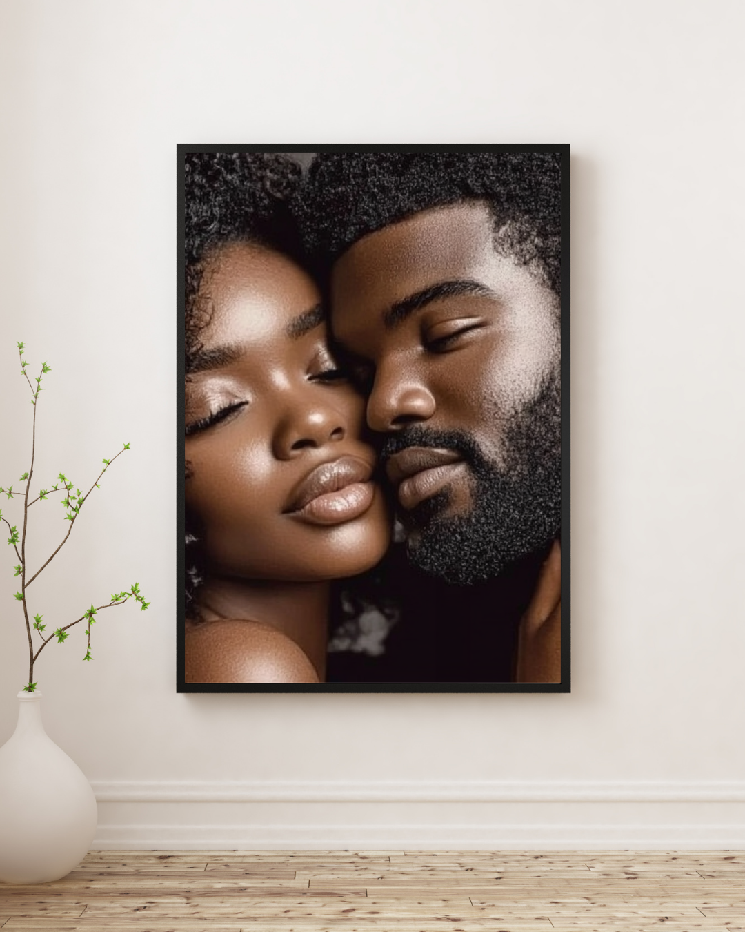 Elegant Black Love Wall Art Bundle | High-Quality Digital Wall Decor | Digital Download | Magical Whispers and Charming Wishes, LLC™