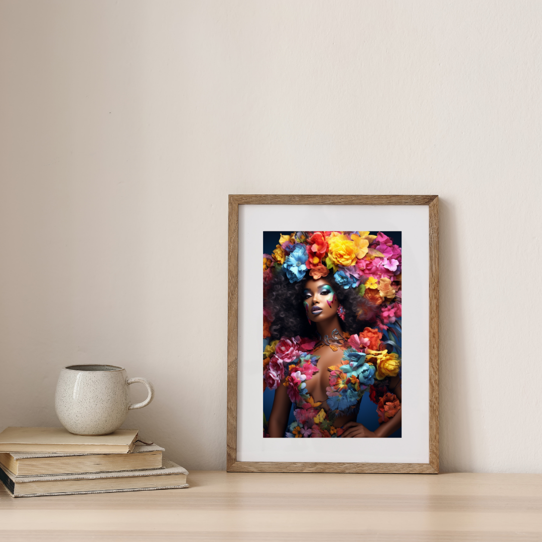 Floral Reign | Wall Art | High-Resolution Digital Product | Digital Download