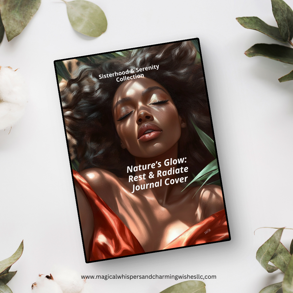 Nature’s Glow: The Rest & Radiate Journal Cover | Sisterhood & Serenity Collection