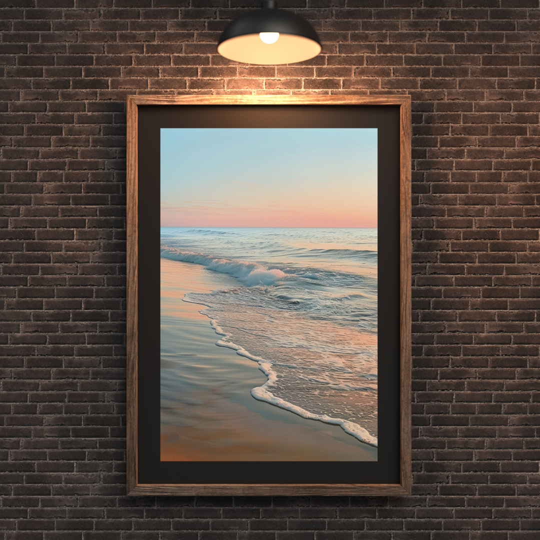 Ocean Serenity – Tranquil Waves at Sunrise | Digital Download | Magical Whispers and Charming Wishes, LLC™