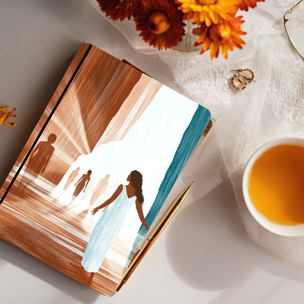 Path of Light: The Journey Within Printable Journal Cover | Sisterhood & Serenity Collection