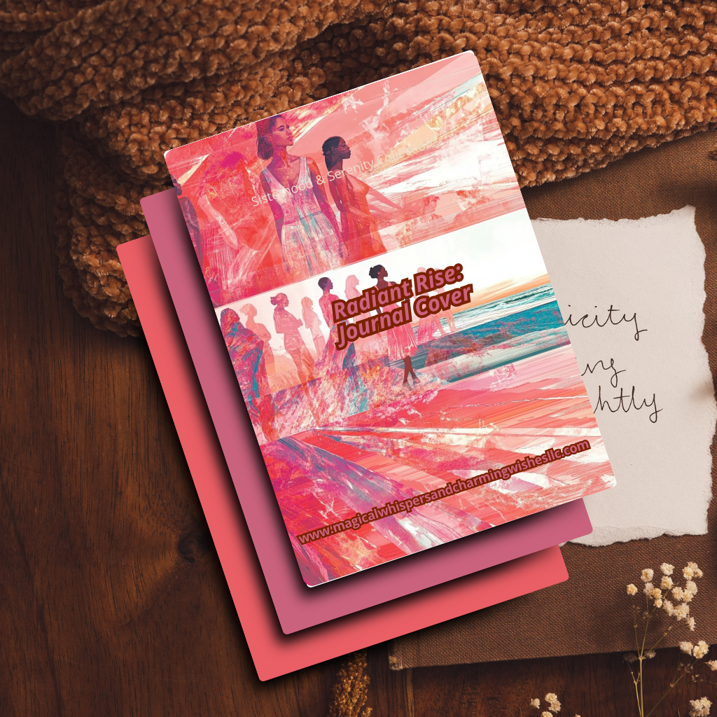Radiant Rise: The Becoming Printable Journal Cover | Sisterhood & Serenity Collection