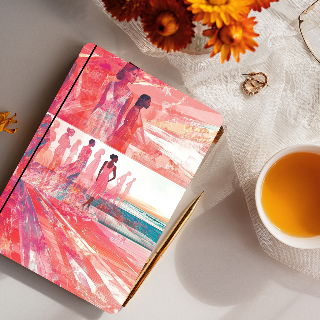 Radiant Rise: The Becoming Printable Journal Cover | Sisterhood & Serenity Collection