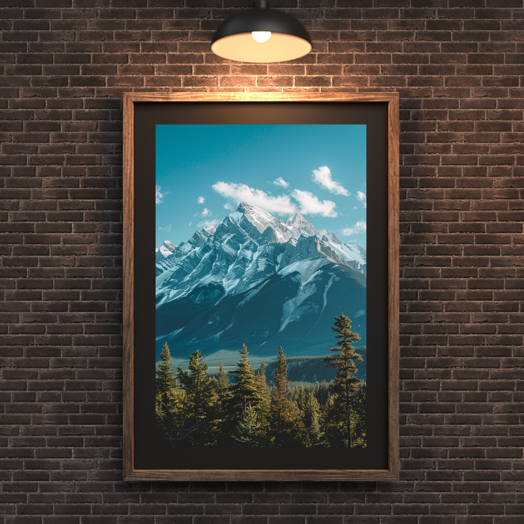 Snowy Peaks - Majestic Winter Moutain Landscape | Digital Download | Magical Whispers and Charming Wishes, LLC™