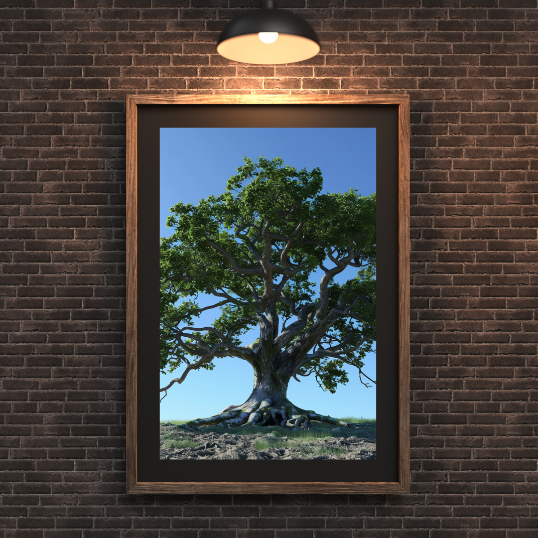 Tree of Life – Majestic Oak with Deep Roots | Digital Download | Magical Whispers and Charming Wishes, LLC™