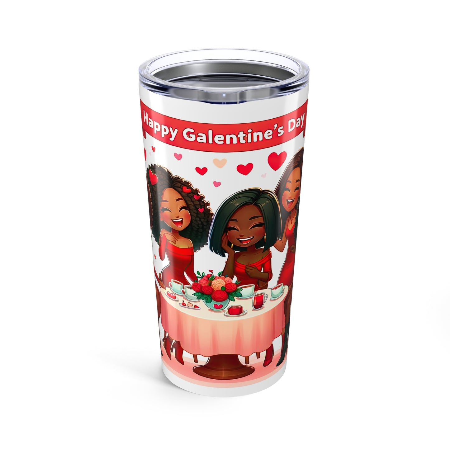 Red Allure - Sexy Ladies Galentine's Day Tumbler 20oz