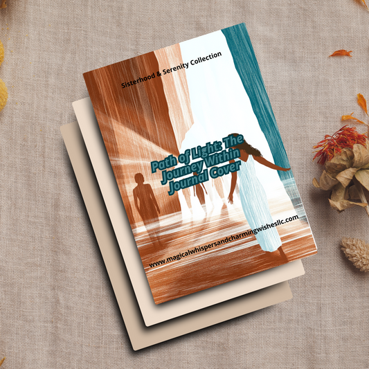 Path of Light: The Journey Within Printable Journal Cover | Sisterhood & Serenity Collection