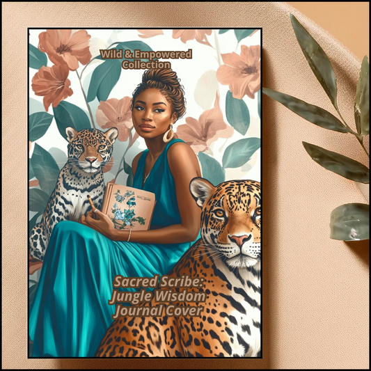 Sacred Scribe: Jungle Wisdom Printable Journal Cover | Wild & Empowered Collection